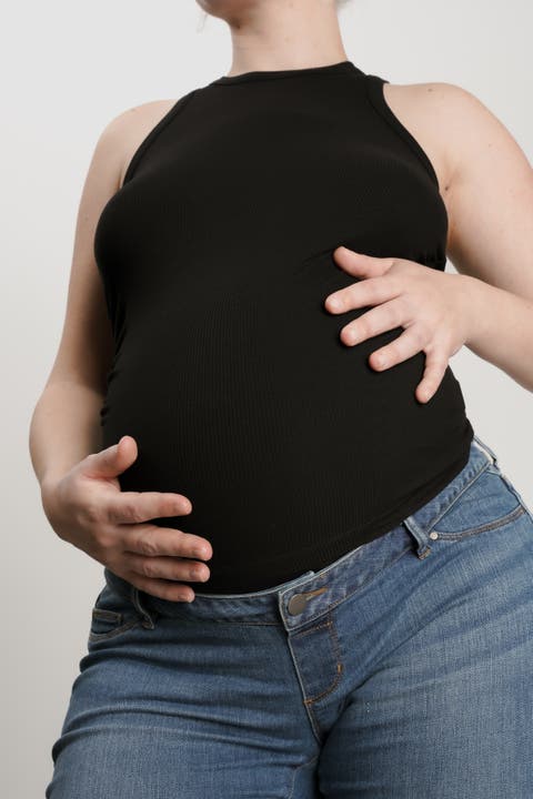 The Ribbed Maternity Tank