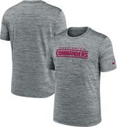 Nike Men's Nike Gray Washington Commanders Velocity Performance T-Shirt
