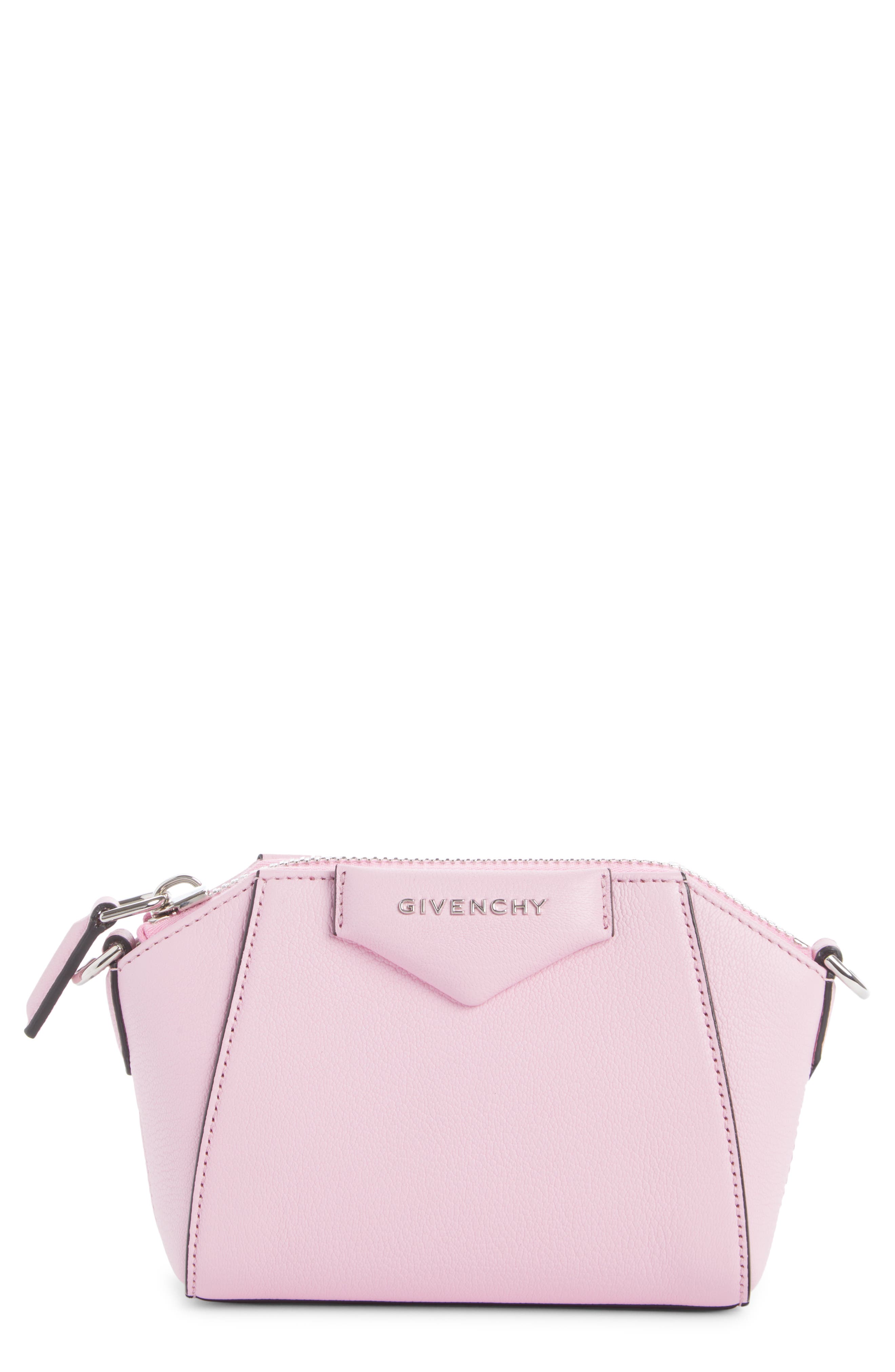 Givenchy Nano Antigona Sugar Leather Crossbody Bag, Main, color, 
