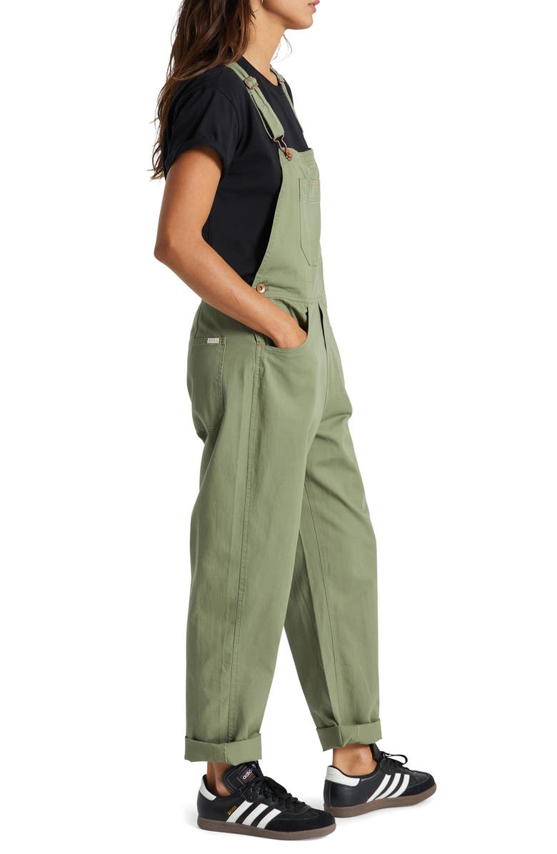 Brixton Costa Cotton Overalls, Alternate, color, 