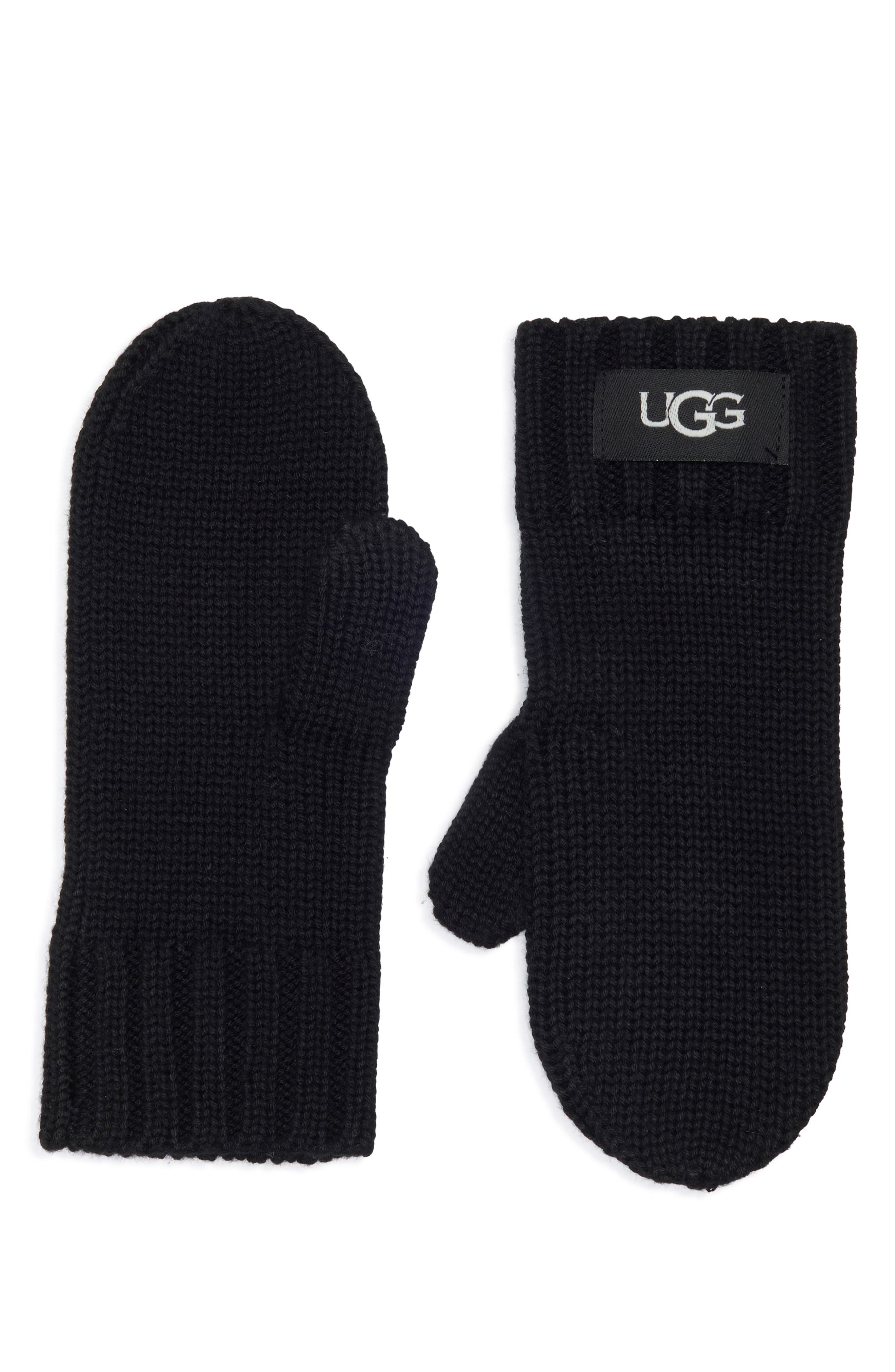 UGG® Kids' Wool Blend Knit Mittens