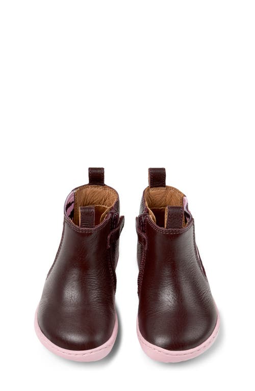 Camper Kids' Peu Cami First Walker Chelsea Boot In Burgundy