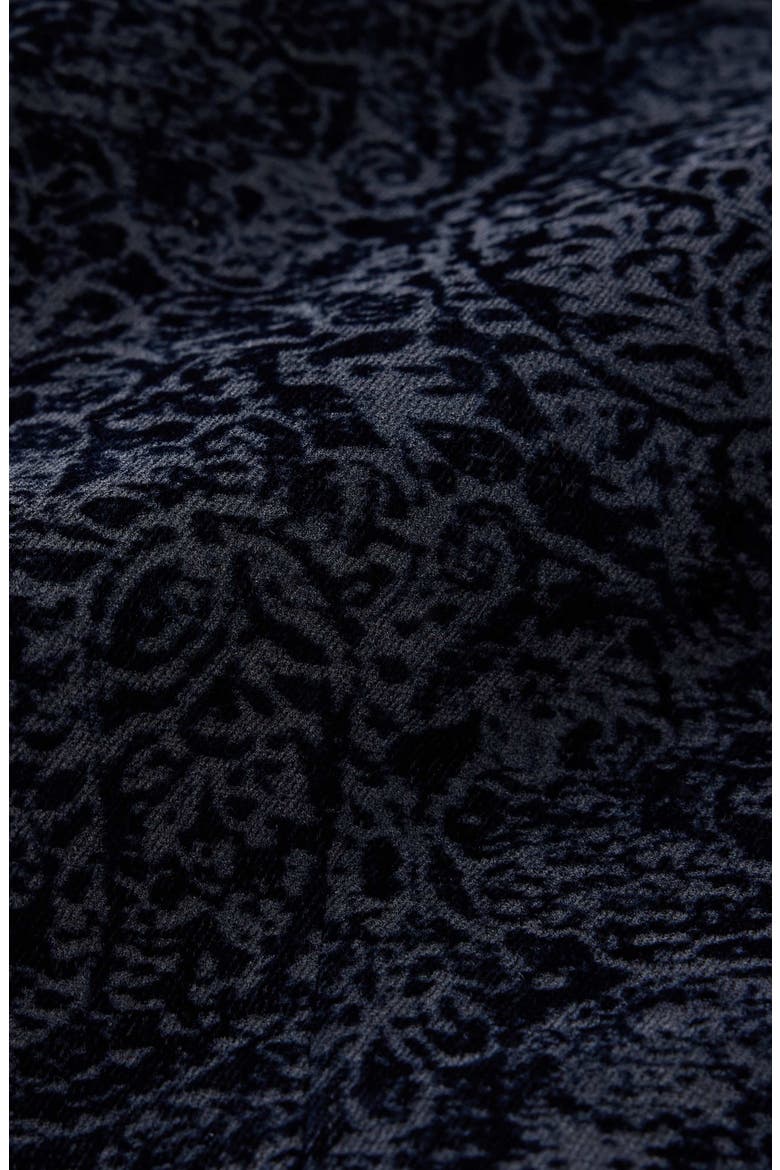 Varick Slim Fit Paisley Jacket, Alternate, color, NIGHT SKY