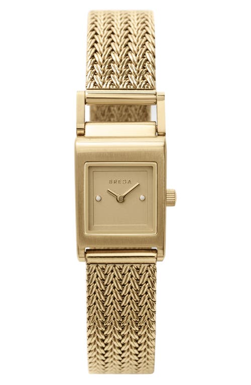 Breda Revel Mesh Strap Watch, 18mm