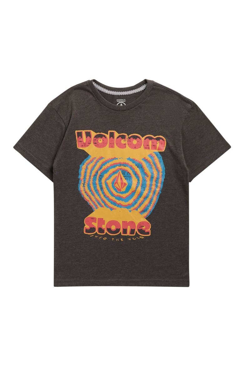 Kids' Into the Void Cotton T-Shirt, Main, color, BLACK HEATHER