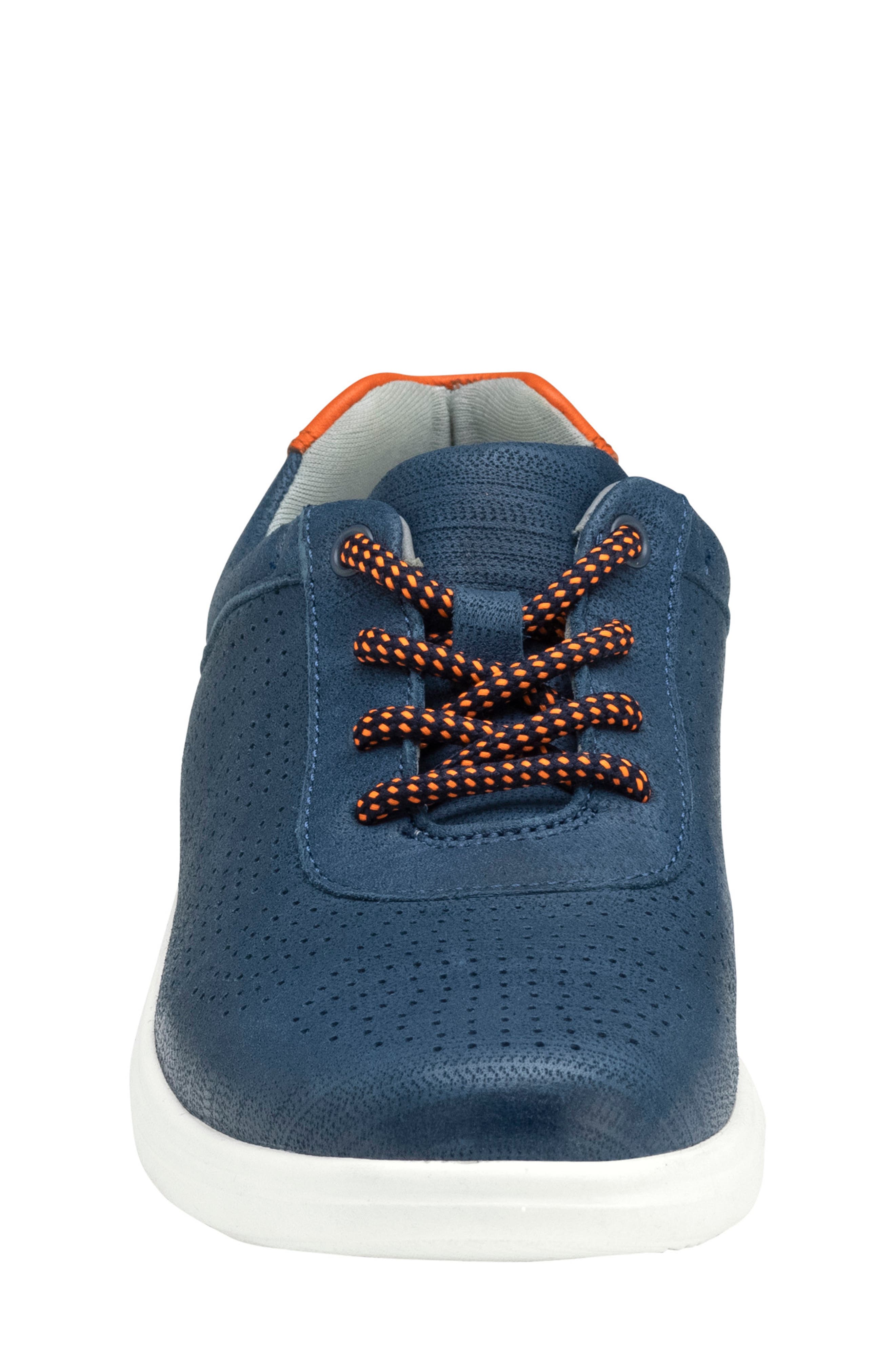 Johnston & Murphy Activate Sneaker, Alternate, color, Navy Full Grain