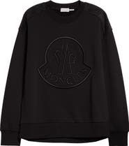 Moncler Embroidered Logo Crewneck Sweatshirt