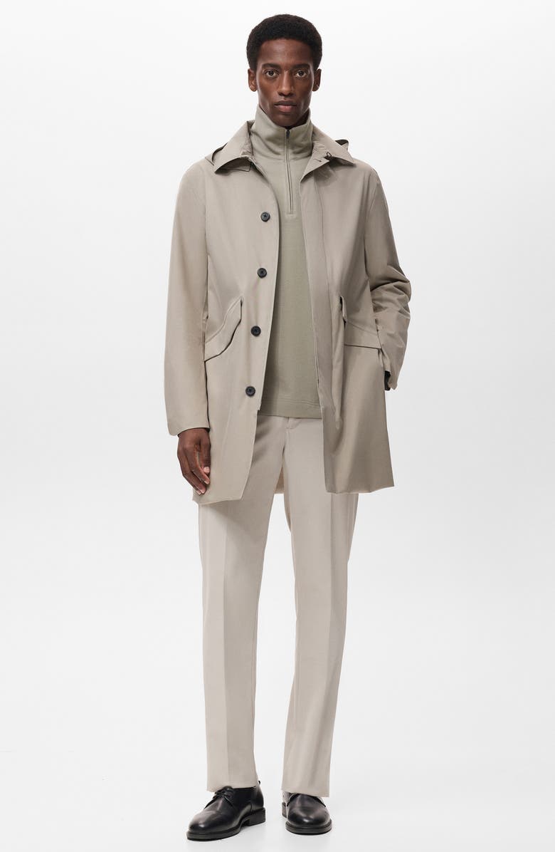 MANGO Waterproof Thermolite<sup>®</sup> Barn Jacket, Alternate, color, Ice Grey