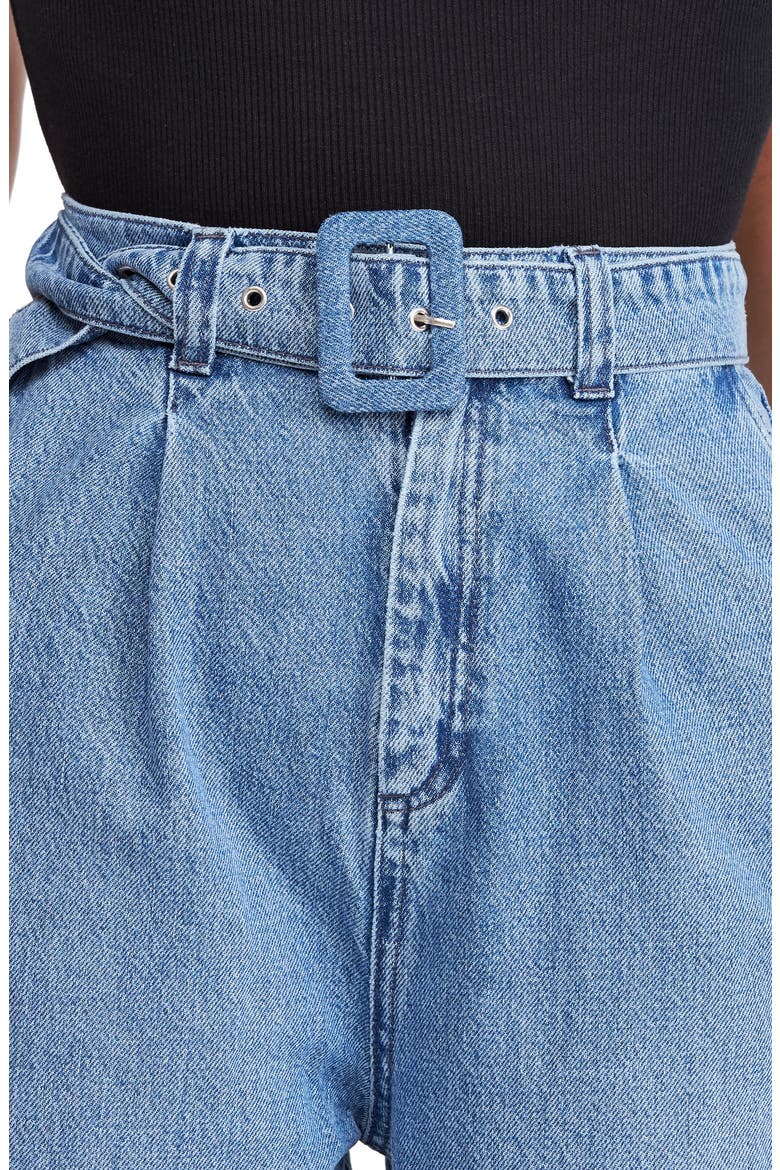 '80s Acid Wash HIgh Waist Mom Jeans, Alternate, color, DARK DENIM