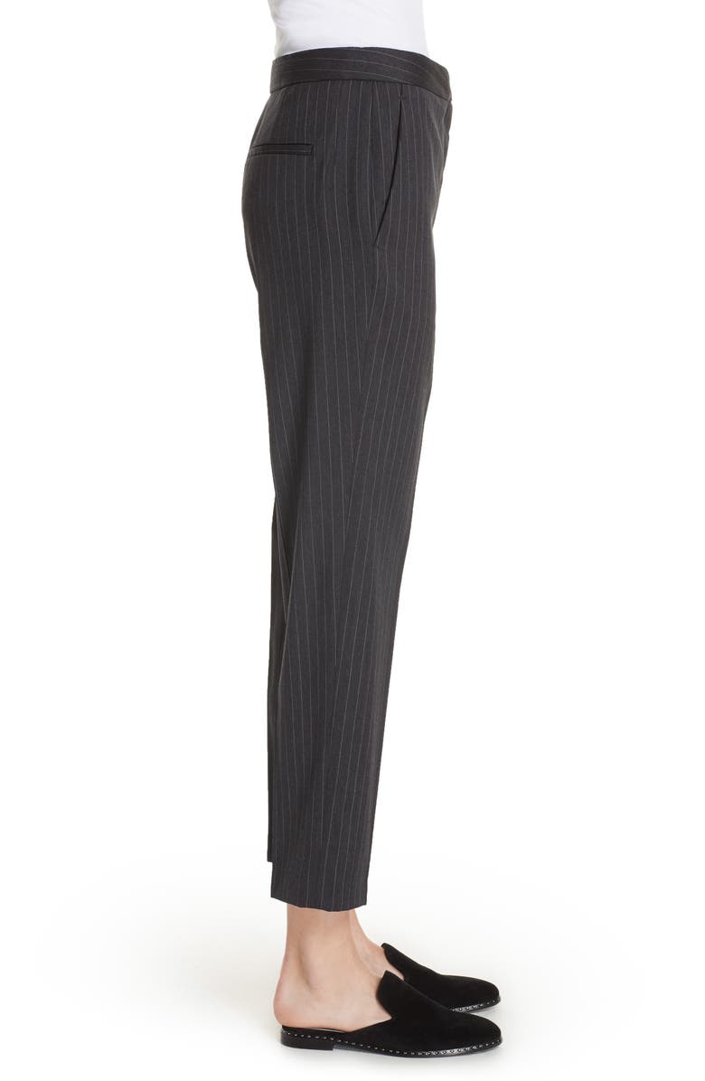 rag & bone Poppy Pinstripe Pants, Alternate, color, 