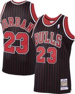 Mitchell & Ness Men's Mitchell & Ness Michael Jordan Black Chicago Bulls 1995/96 Hardwood Classics Authentic Jersey