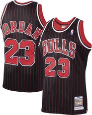 Mitchell & Ness Men's Mitchell & Ness Michael Jordan Black Chicago Bulls 1995/96 Hardwood Classics Authentic Jersey