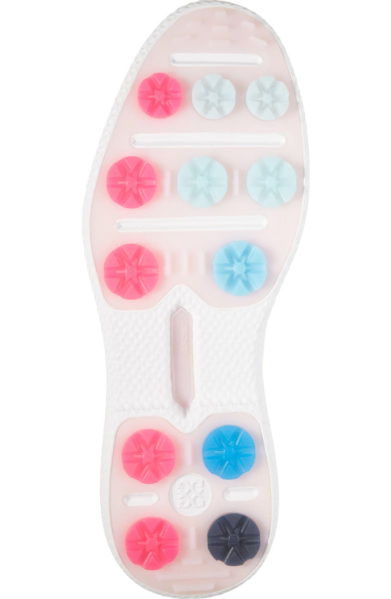 G/FORE Gallivan2r Kiltie Waterproof Golf Shoe, Alternate, color, Snow/ Twilight