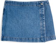 Madewell Denim Wrap Mini Skort