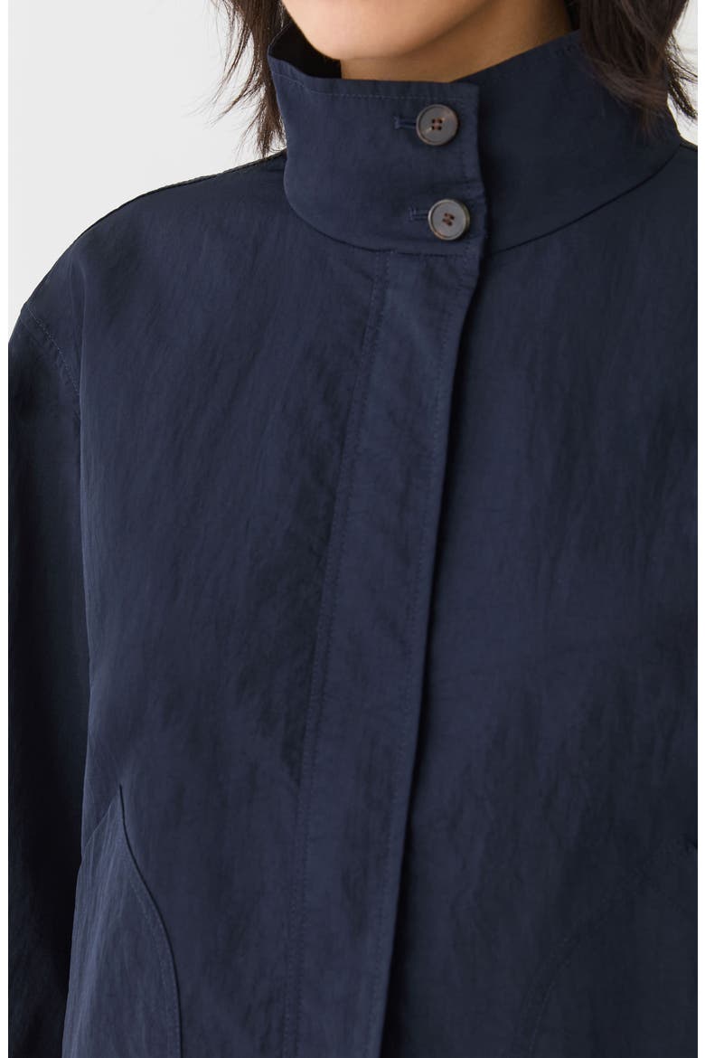 Calvary Twill Funnel Neck Jacket, Alternate, color, INK