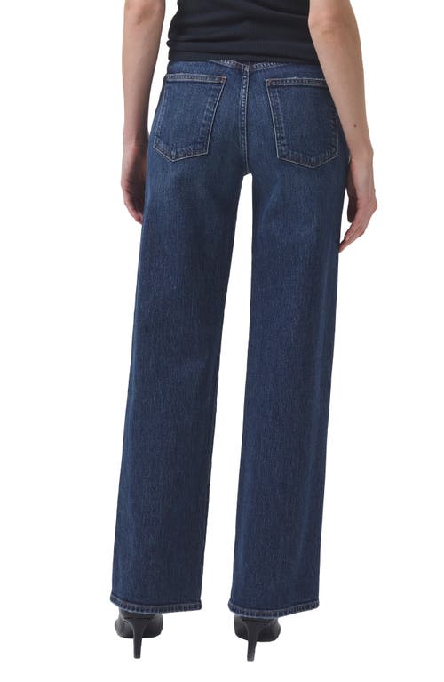 Agolde Womens Reissue (true Ind Rinse) Harper Straight-leg Stretch-denim Jeans In Blue