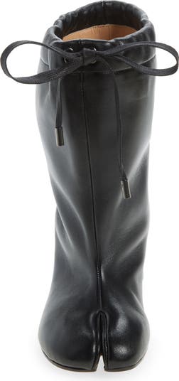 Drawstring Tabi Bootie