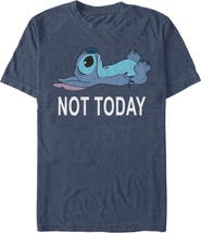 Lilo & Stitch Men's Lilo & Stitch Not Today  Graphic T-Shirt