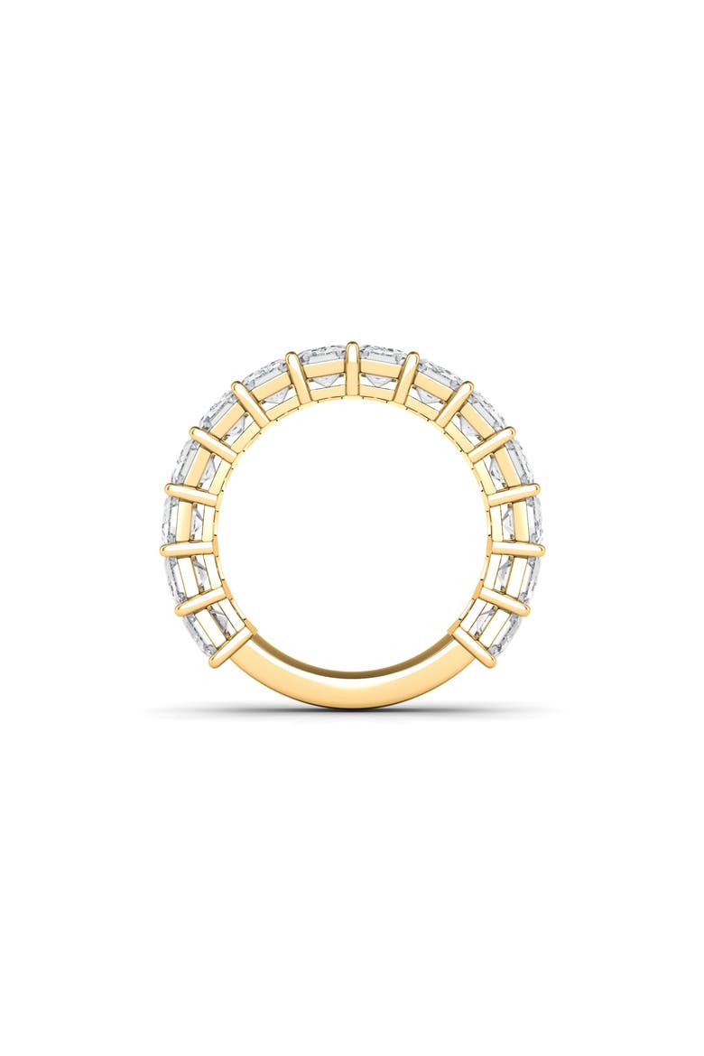Emerald Cut Lab Created Diamond Eternity Band, Alternate, color, YELLOW GOLD