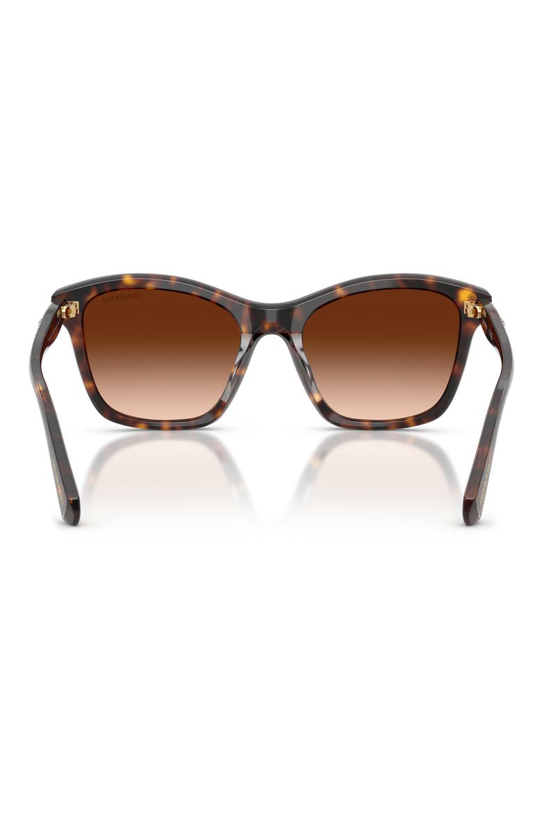 54mm Gradient Square Sunglasses, Alternate, color, HAVANA / GRADIENT BROWN