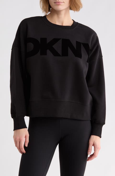 Exploded Flocked Logo Blouson Sweatshirt