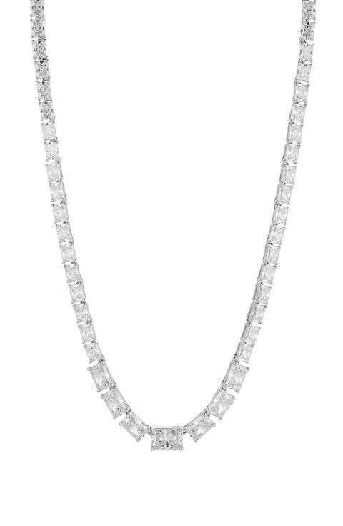 Isle Cubic Zirconia Collar Necklace