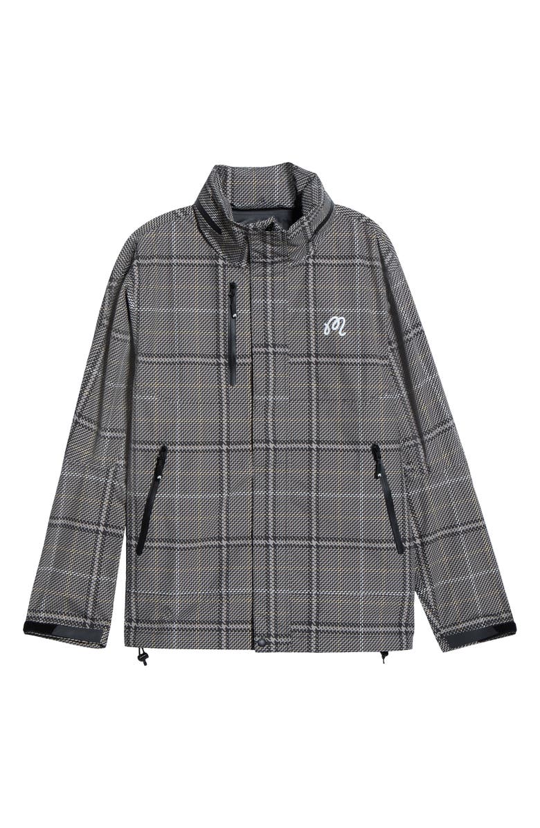 Malbon Golf Jackson Plaid Rain Jacket, Alternate, color, Multi