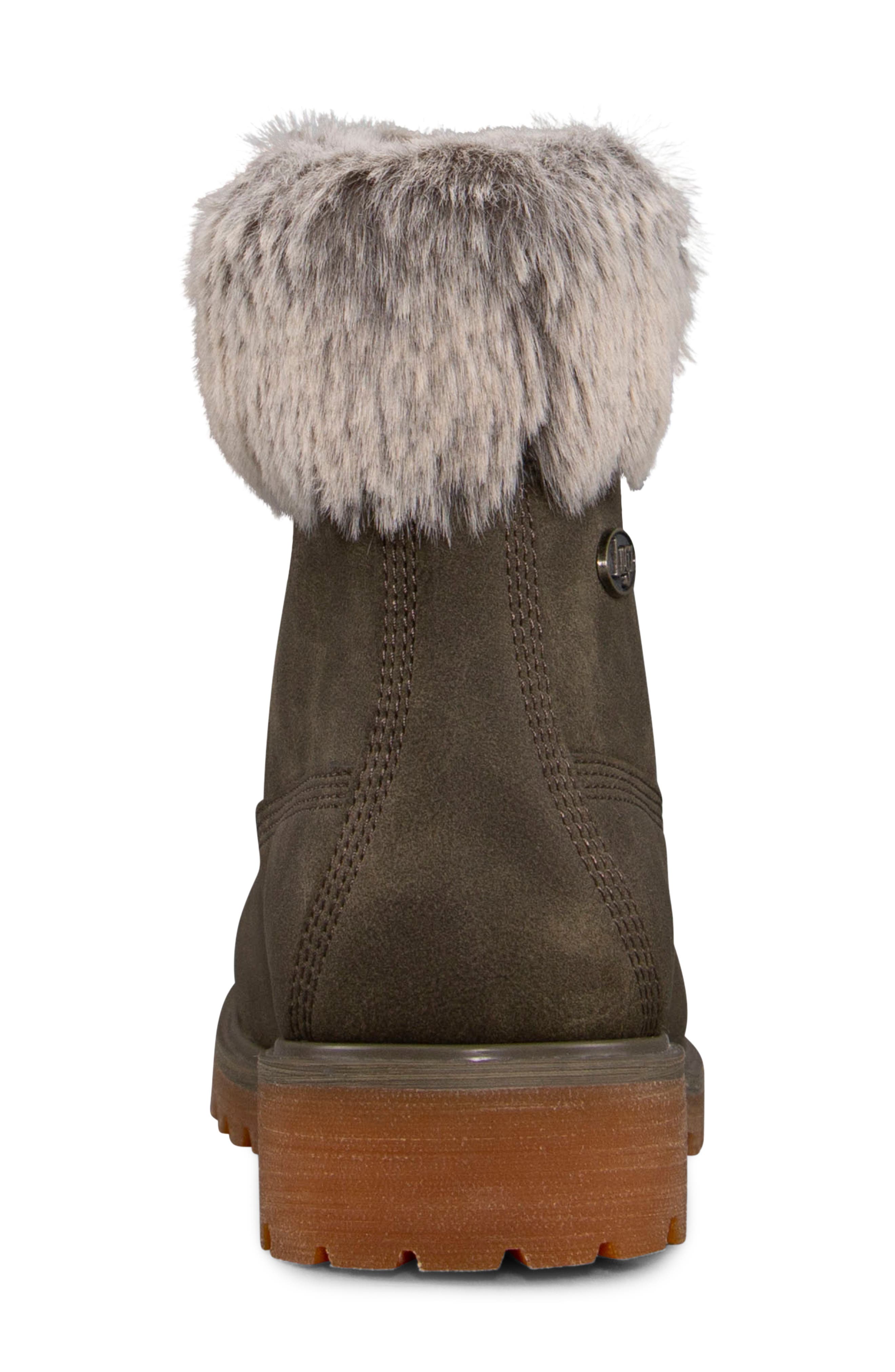 Convoy Faux Fur Boot, Alternate, color, WARM GREY/GUM
