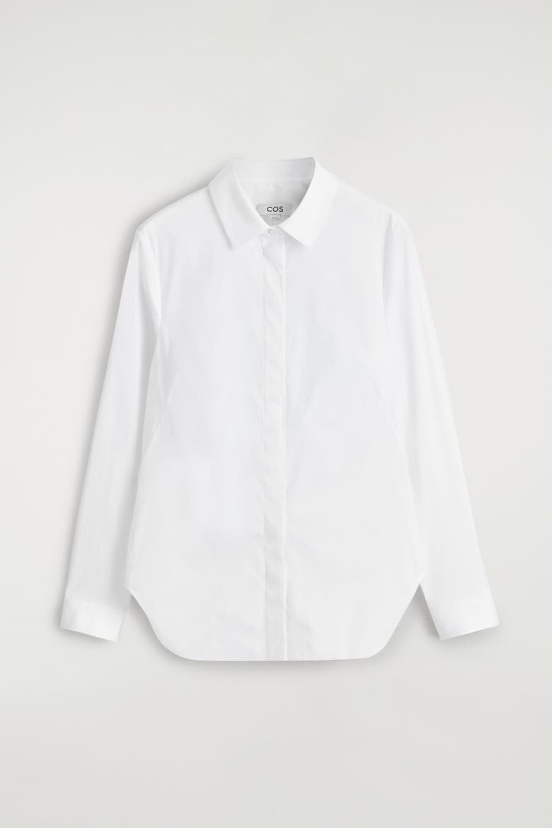 Classic Cotton Shirt, Alternate, color, WHITE