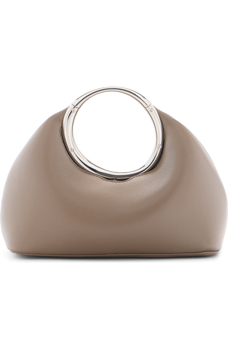 Jacquemus Le Petite Calino Leather Top Handle Bag, Alternate, color, Taupe 193