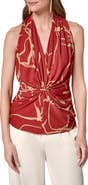 Donna Karan New York Ruched Hardware Top