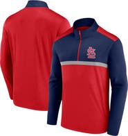 FANATICS Men's Fanatics Red St. Louis Cardinals Unstoppable Quarter-Zip Top