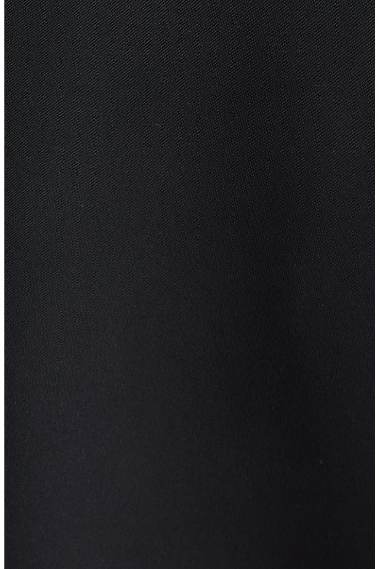 Dion Asymmetric Hem Dress, Alternate, color, BLACK