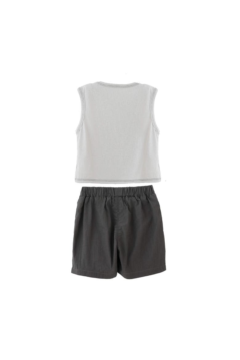 Elephant Short Set, Alternate, color, Brown