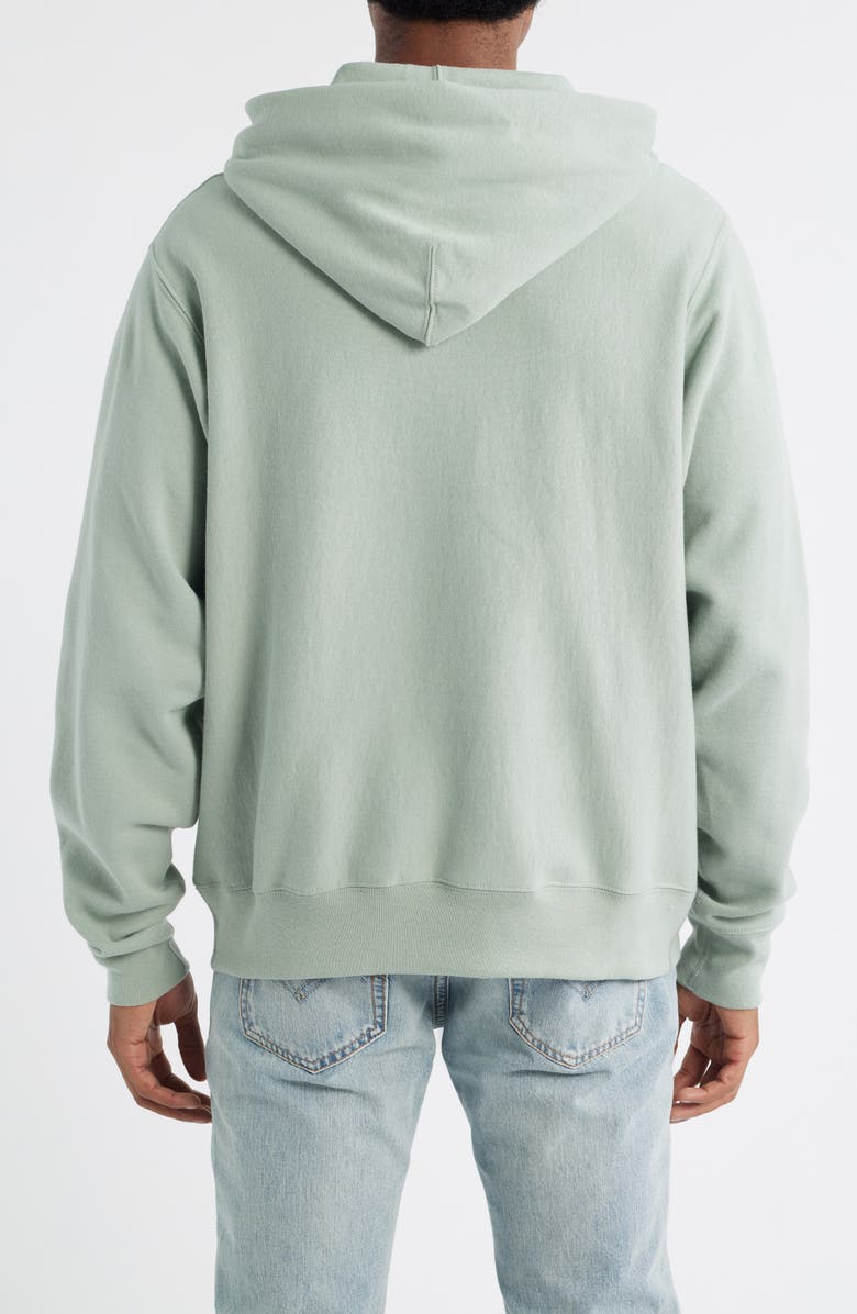 EDWIN Relaxed Fit Hoodie, Alternate, color, Sage