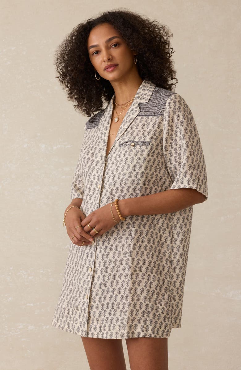 Faherty Paradise Point Shirtdress, Alternate, color, Summer Pearl Blossom