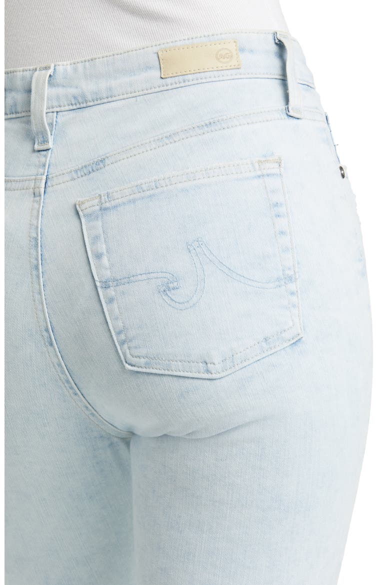 Mari Distressed Raw Hem Crop Straight Leg Jeans, Alternate, color, OPTIMIST MOONWA
