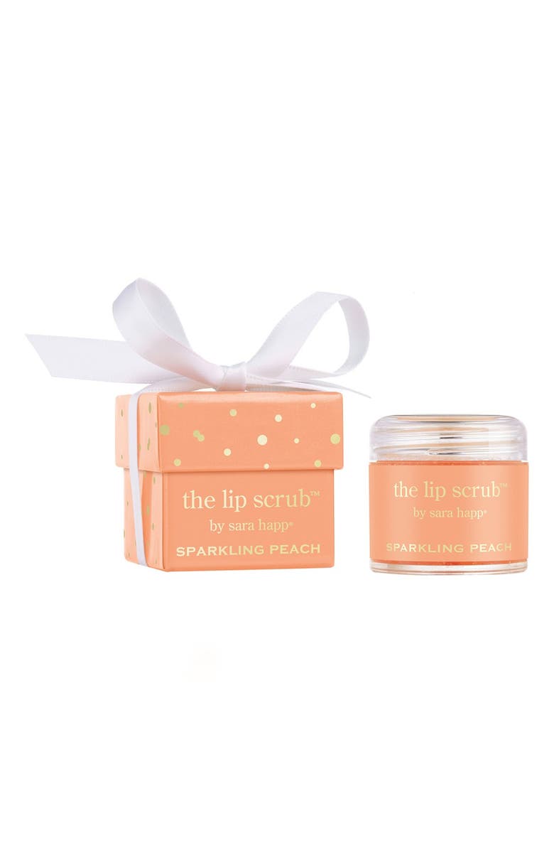 sara happ<sup>®</sup> 'The Lip Scrub<sup>™</sup> - Sparkling Peach' Lip Exfoliator, Alternate, color,