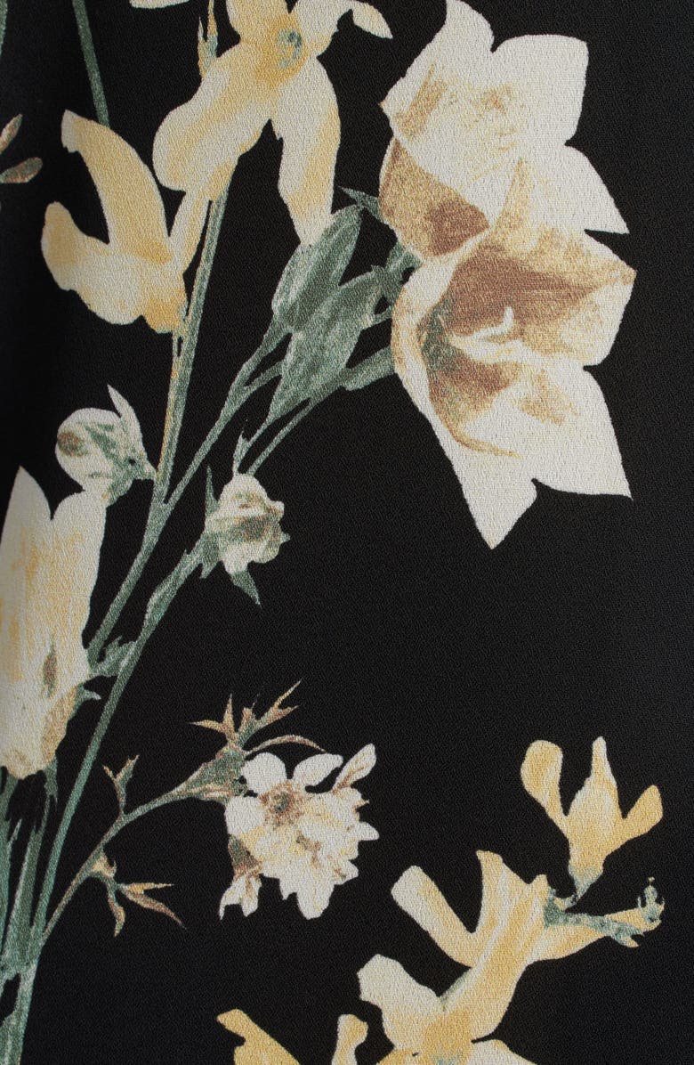 Anne Klein Floral Button-Up Shirt, Alternate, color, 