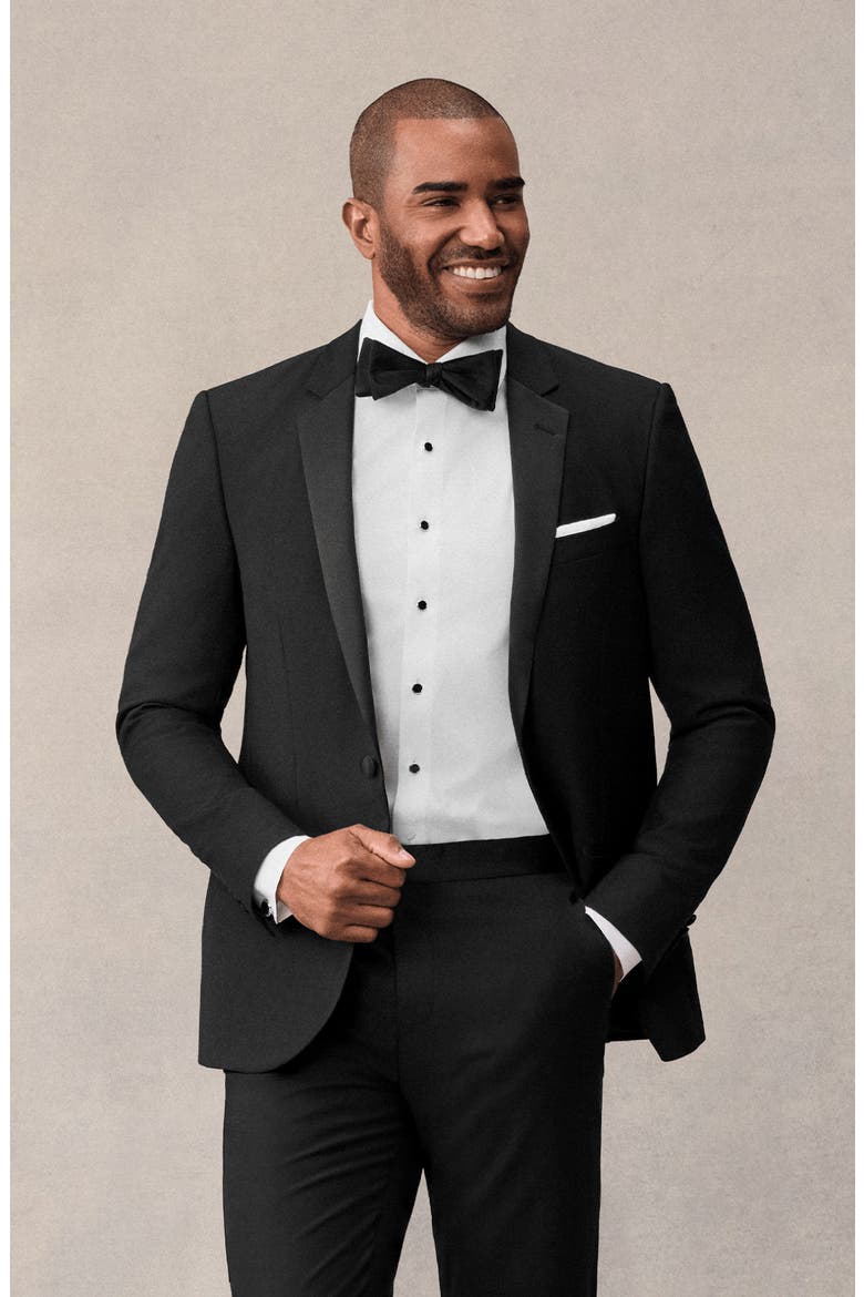 Notch Tuxedo Jacket, Main, color, Black