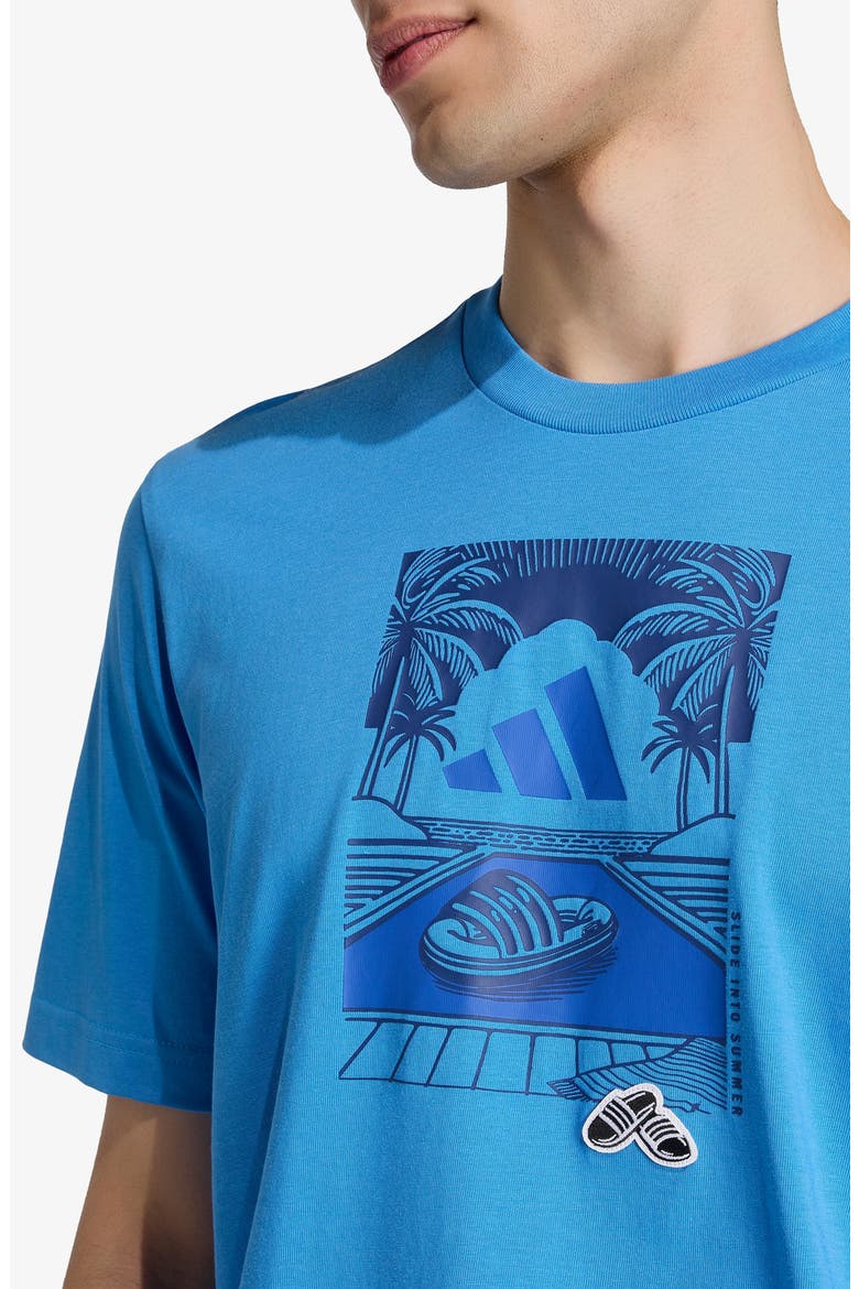 Slide Graphic T-Shirt, Alternate, color, RAY BLUE