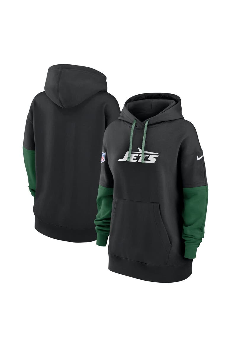 Women's Nike Black New York Jets Sideline Essential Hoodie, Main, color, Black