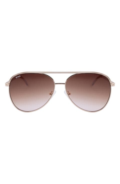 Charlie 56mm Aviator Sunglasses