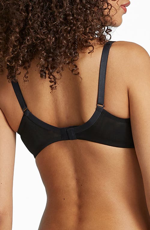 Commando Chic Mesh Full Cup Underwire Bra In Black
