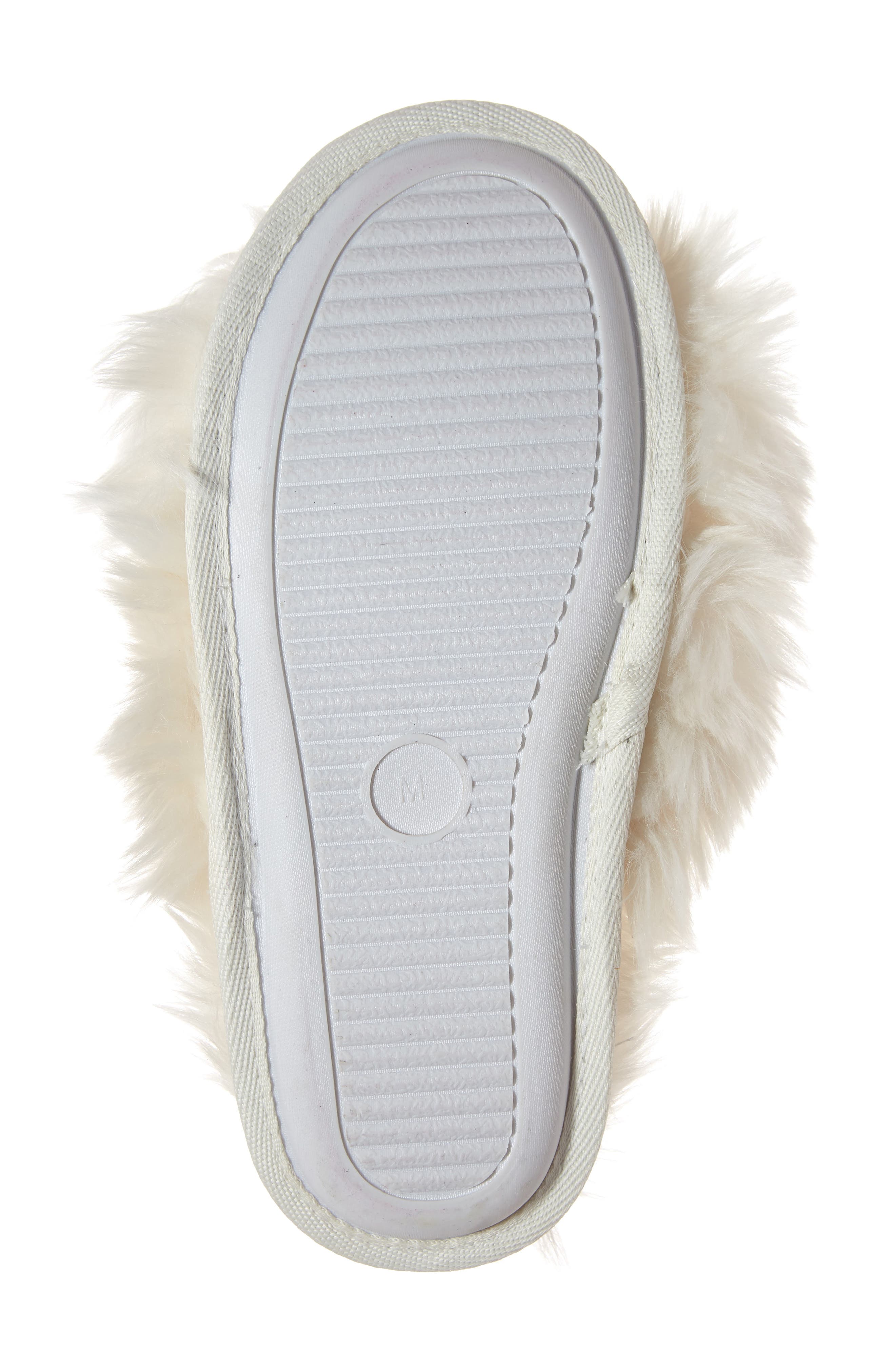 Make + Model Cuddle Plush Faux Fur Scuff Slipper, Alternate, color, 