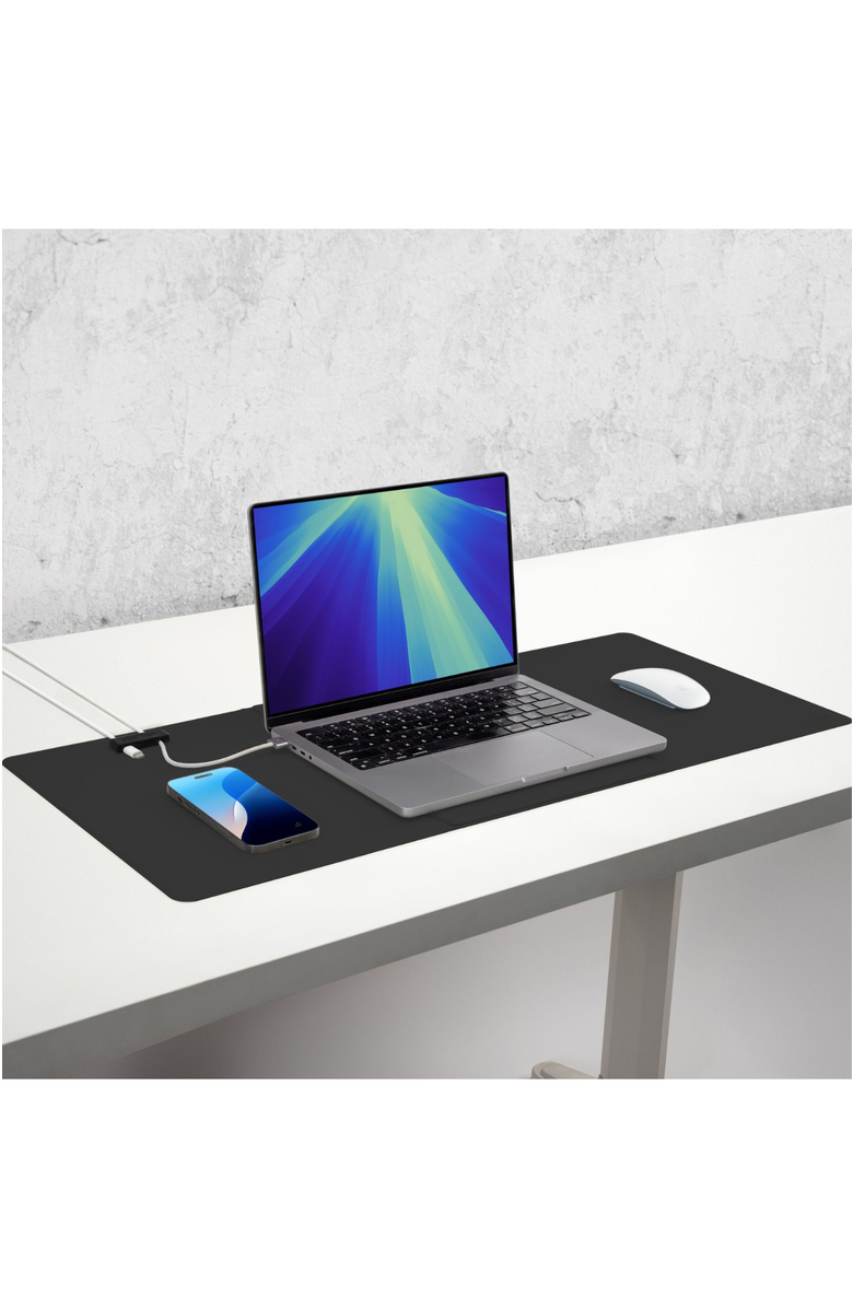 Function101 WorkPad Pro with Magentic Stand and Magnetic Cable Manager, Alternate, color, Black