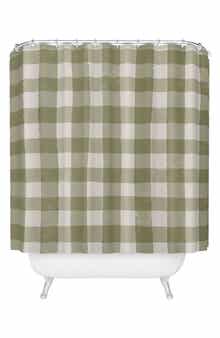 Menina Lisboa Plaid Shower Curtain