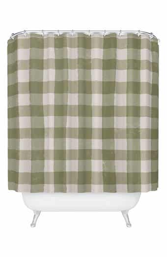 Menina Lisboa Plaid Shower Curtain