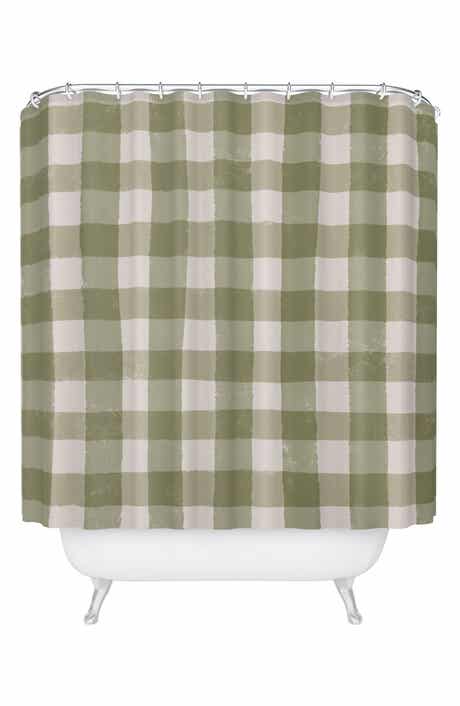 Menina Lisboa Plaid Shower Curtain
