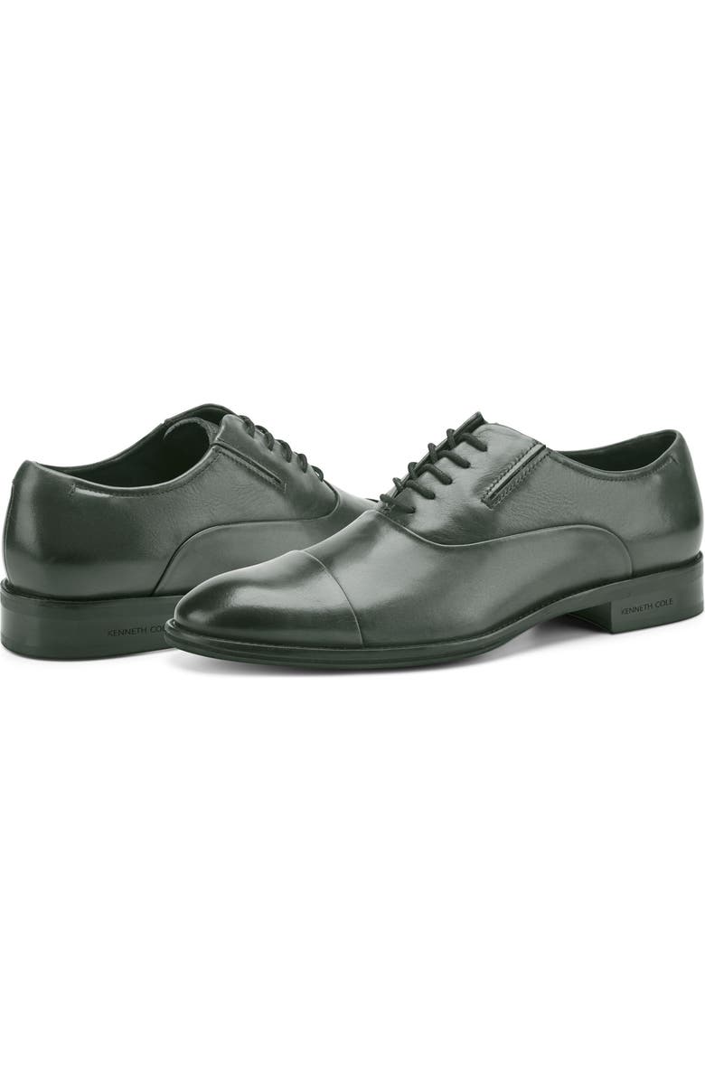 Kenneth Cole New York Tully Cap Toe Oxford, Alternate, color, Charcoal/ Black